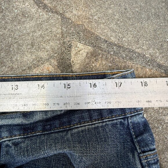 LL Cool J Mens 34 Denim Shorts Baggy Y2K Hip Hop Streetwear Jorts - Picture 7 of 14